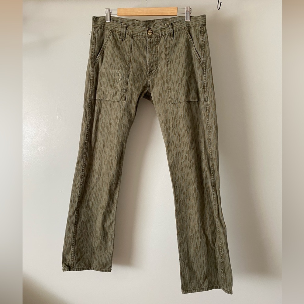 Rogue Territory Camo Pants Raindrop Camouflage Pants 100% Cotton Vintage Fabric